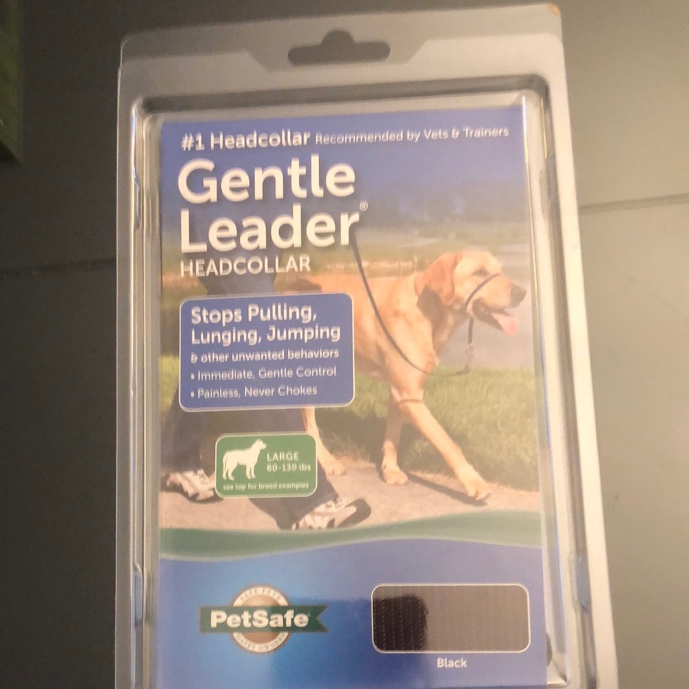 PetSafe Gentle Leader Headcollar - Black - large
